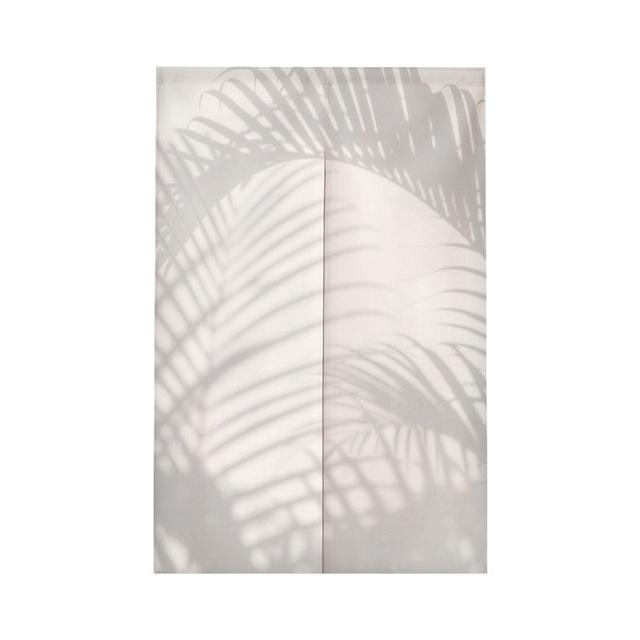 

Скандинавская Ins Plant Shadow, полиэстеровая дверная занавеска для спальни, кухни, дымонепроницаемая, дышащая перегородка, занавеска для гостиничного номера, дверная занавеска 65x90cm красно-коричневый