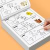 Non-Toxic Green Animal Drawing Book For Kids Step-By-Step Cartoon Art Educational Gift