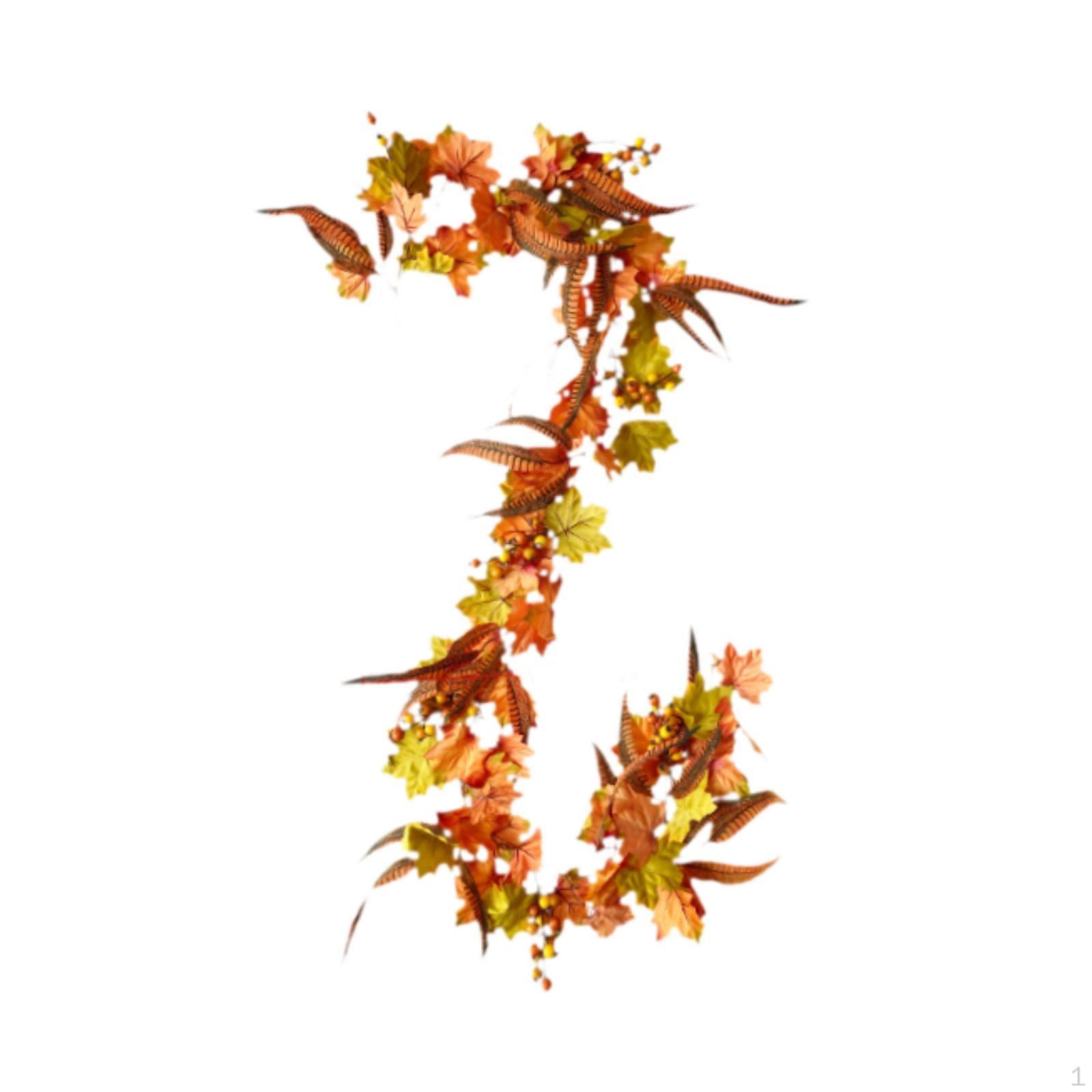 

Искусственный венок на Хэллоуин, гирлянда из ротанга, украшение, подарок, настенное украшение, многоразовое использование для помещений Leaves