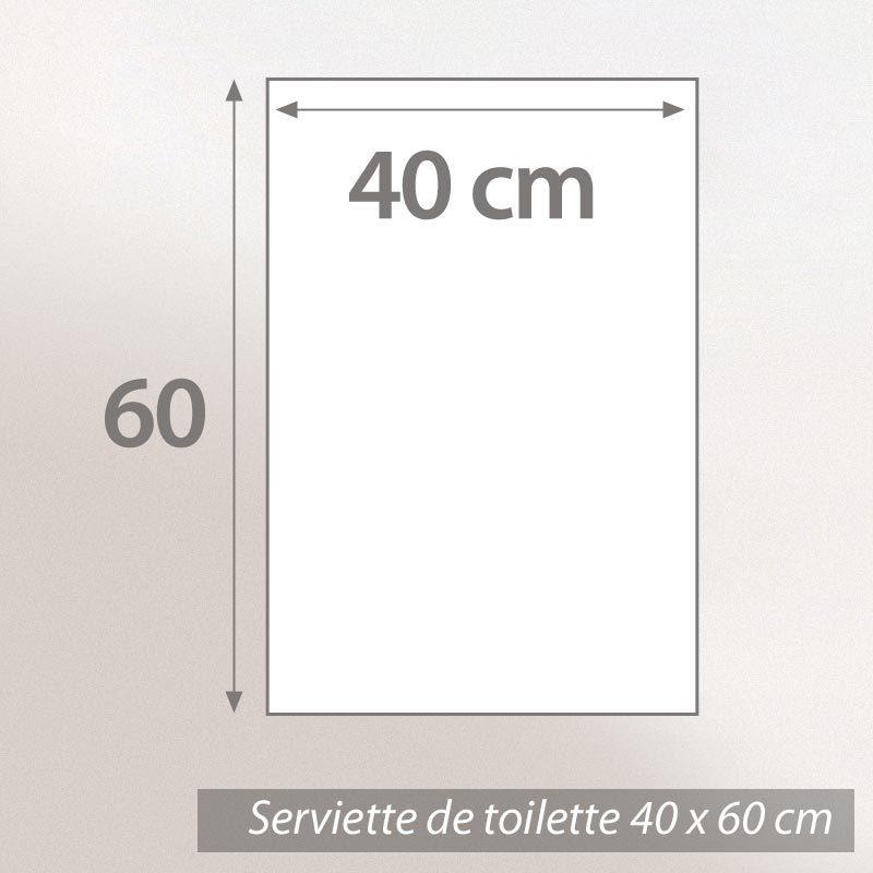 Serviette De Toilette 40x60 Cm - Coton Peigné 650 G/m², Rose Lavande - Fabriquée Au Portugal
