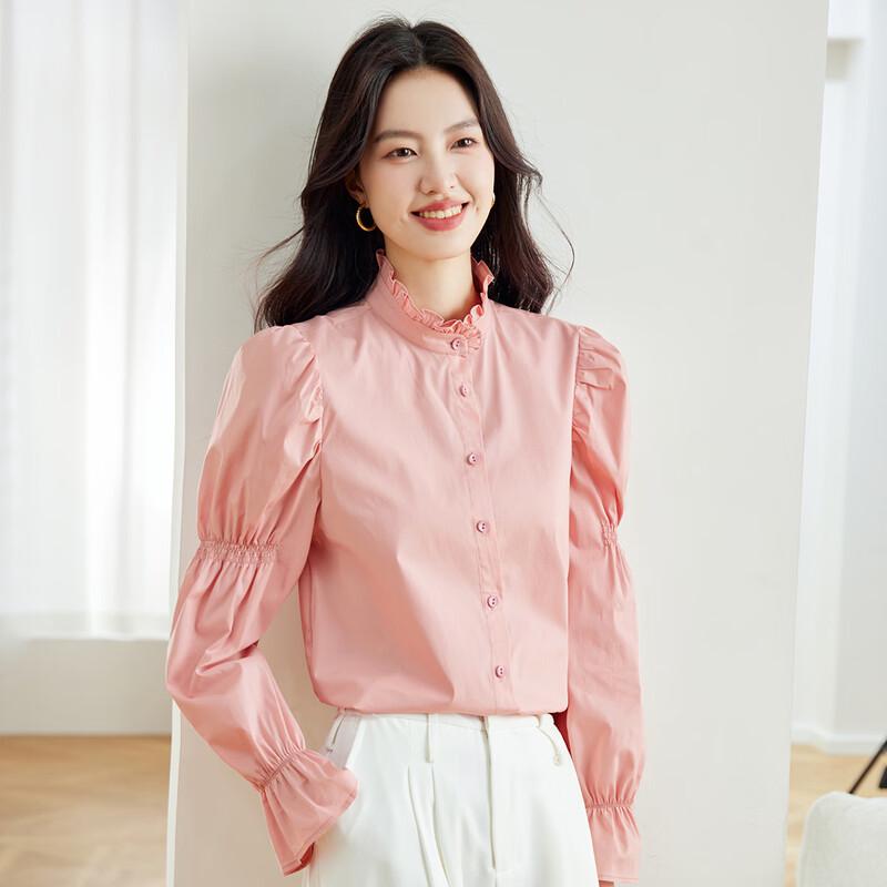 

CARBAMMI Women s Long Sleeve Puff Sleeve Blouse XL