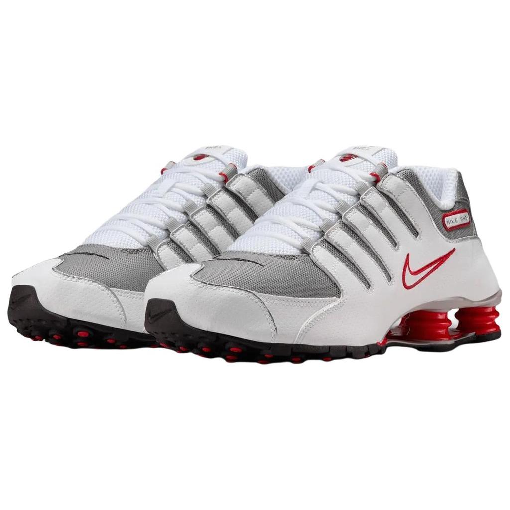 Nike Scarpe da Corsa Shox Serie NZ Unisex Grigio Bianco 378341-104