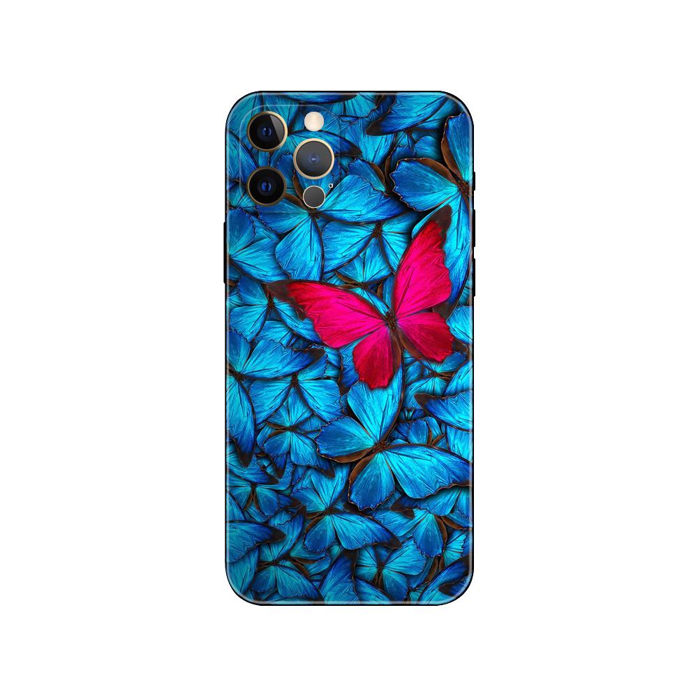 Etui na telefon z motylem na białych różach dla iphone 14 5s 2020se 6 6s 7 8 plus x 10 XR XS 11 12 13 mini pro MAX czarne etui z TPU na tył