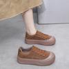 Women's Shoes High On Platform Retro Round Toe Ladies Footwear Spring Autumn Vulcanized Shoe Quality Offer New In 2025 Trends 39