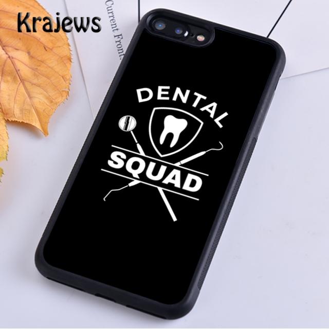 Krajews Dentist Tooth Dental Hygienist Phone Case Cover For iPhone 17 Air 16 15 14 plus 12 13 pro max Fundas