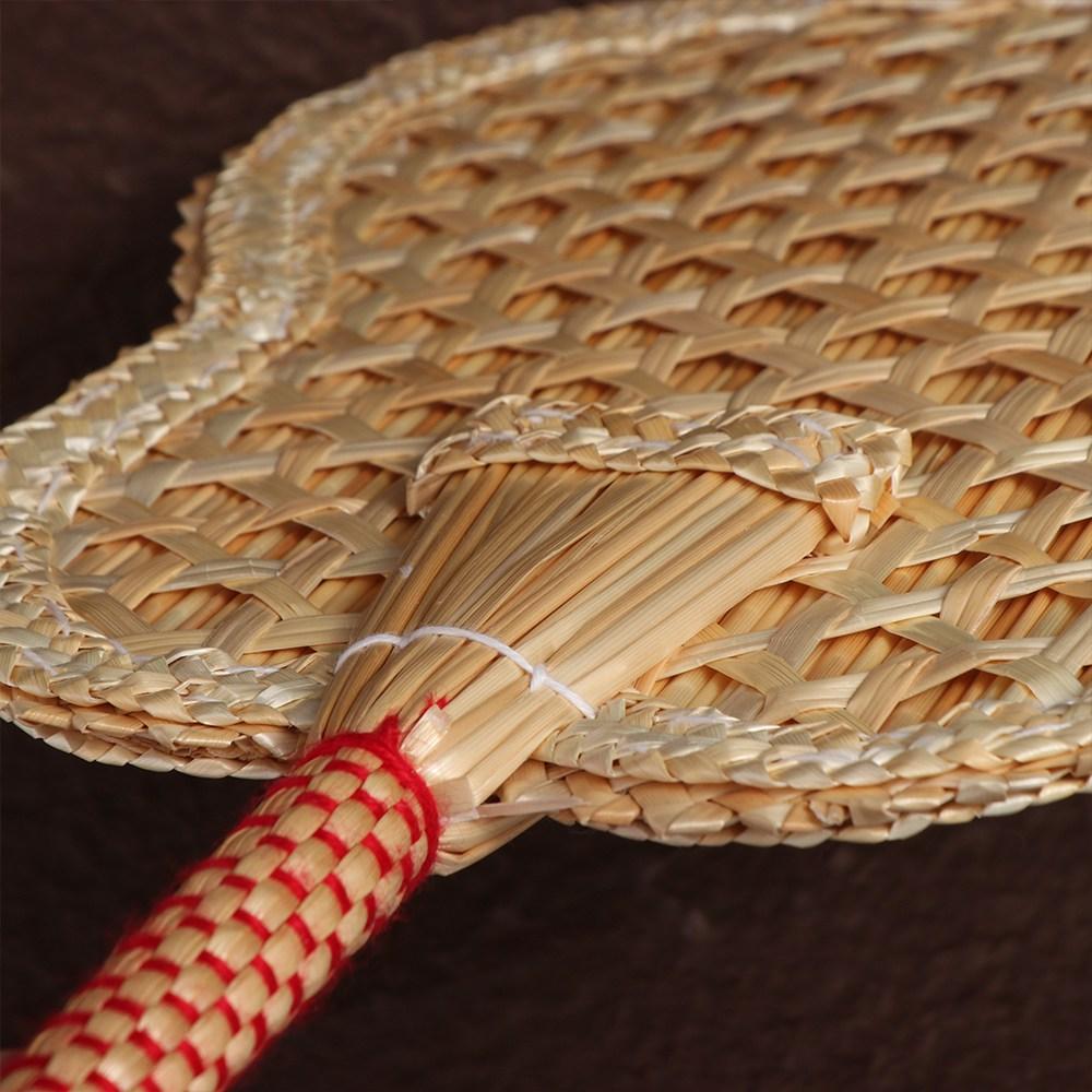 DIY Chinese Style Pushan Environmentally Friendly Cooling Fan Hand Fans Woven Fan Home Decoration