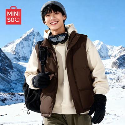 Unisex Padded Stand Collar Vest