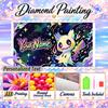 Personalized Mimikyu Diamond Art Custom Name 5D Diamond Painting Full Drill DIY Craft