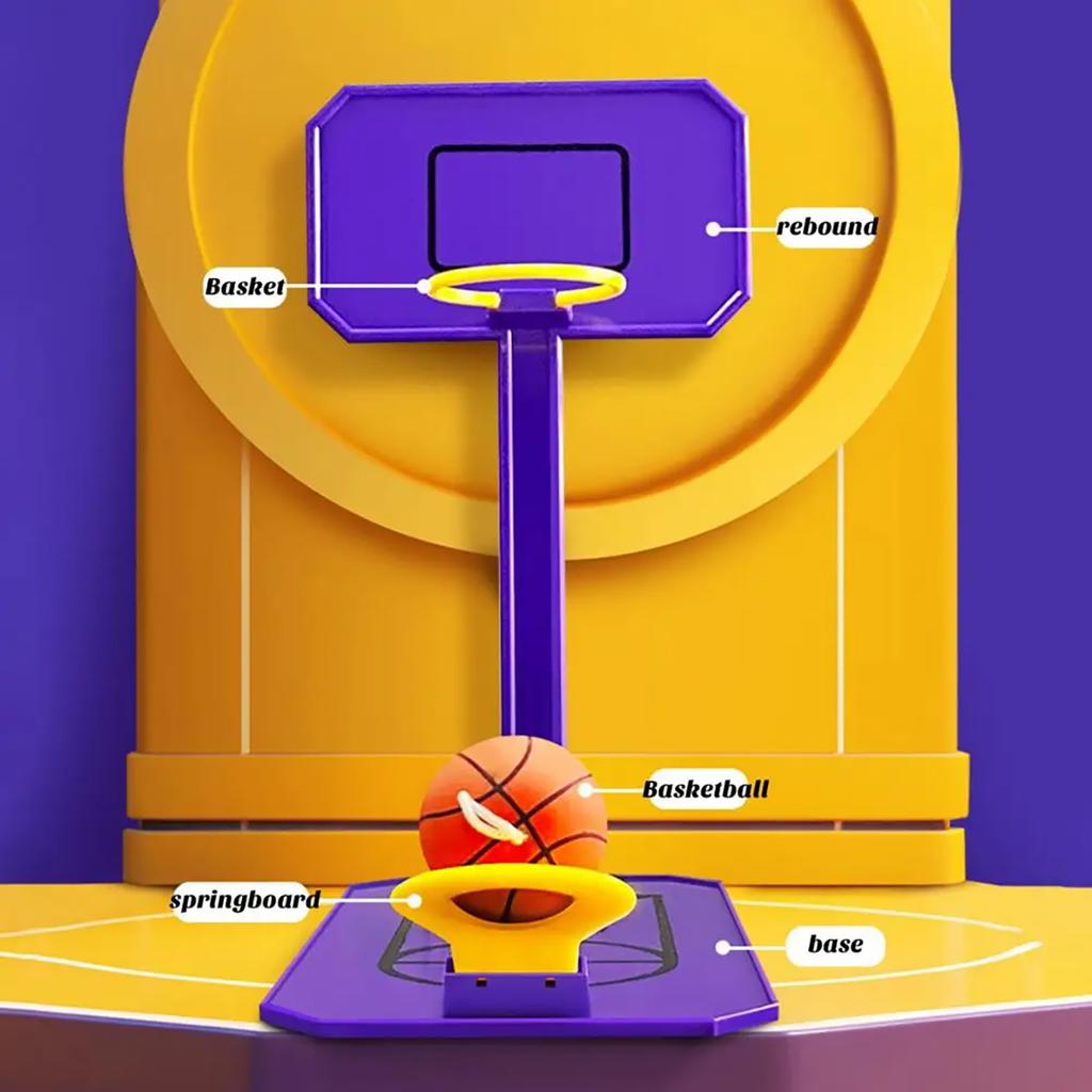 1 peça Brinquedo Educativo Interativo Infantil Máquina Criativa de Jogo de Basquete de Mesa, Brinquedo de Aro de Basquete Mini, Brinquedo de Lazer Indoor