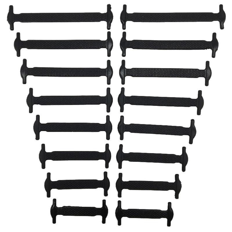 16 stuks Elastische Schoenveters voor Sneakers Siliconen Stretch Schoenveters Geen Strik Schoenveters voor Kinderschoenen Elastiek Schoenveters Schoenveters