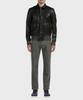 PANICALE Gray Regular Fit Washed Cotton Pants