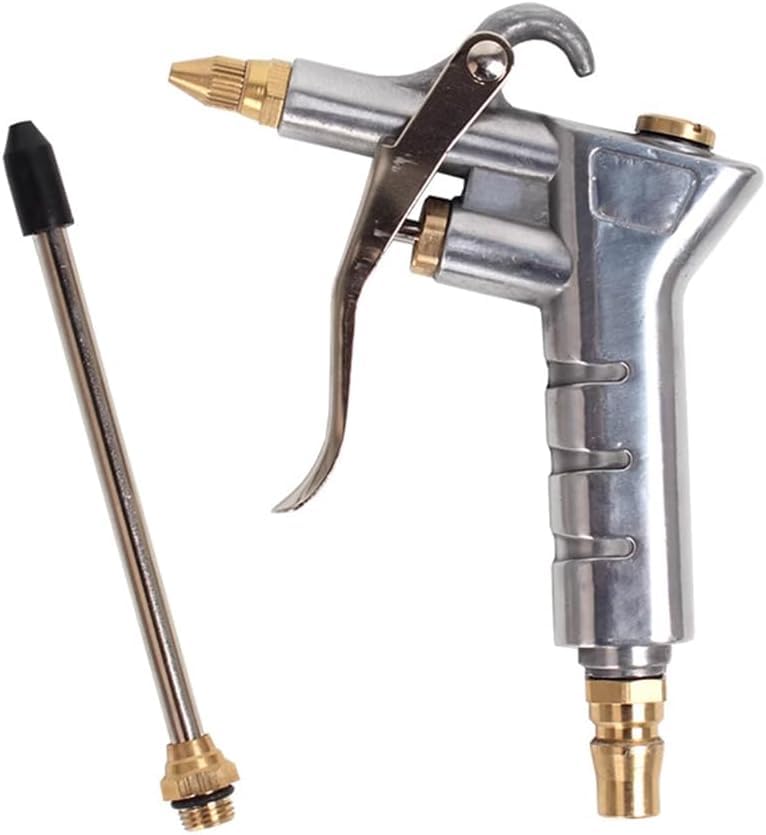 Sugarello Luftbläser, Luftpistole, Lange Düse, 121mm, Luftblaspistole, Durchflussregelung, Staubblaspistole, Luftwerkzeug, Aluminium-Druckguss