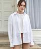 Ramaro Elle Oversized Classic Shirt (White)