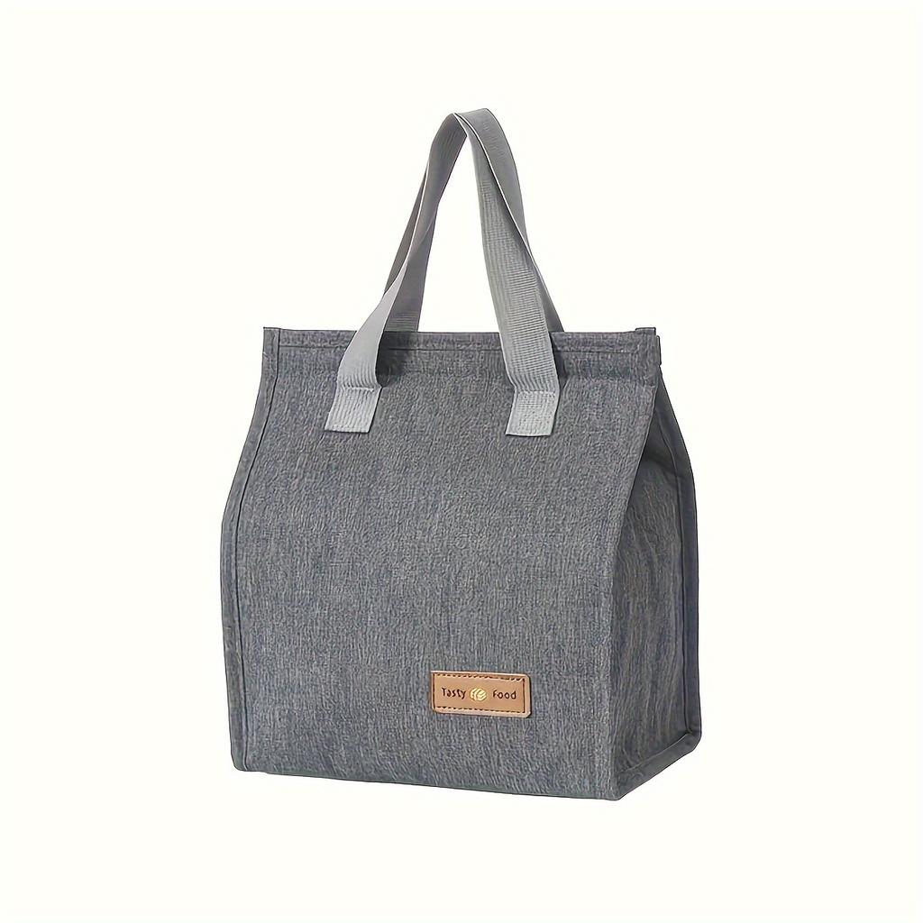 Gourmet Minimalist meal bag vertical portable cationic bento bag Insulated lunch box bag Large capacity bento bag