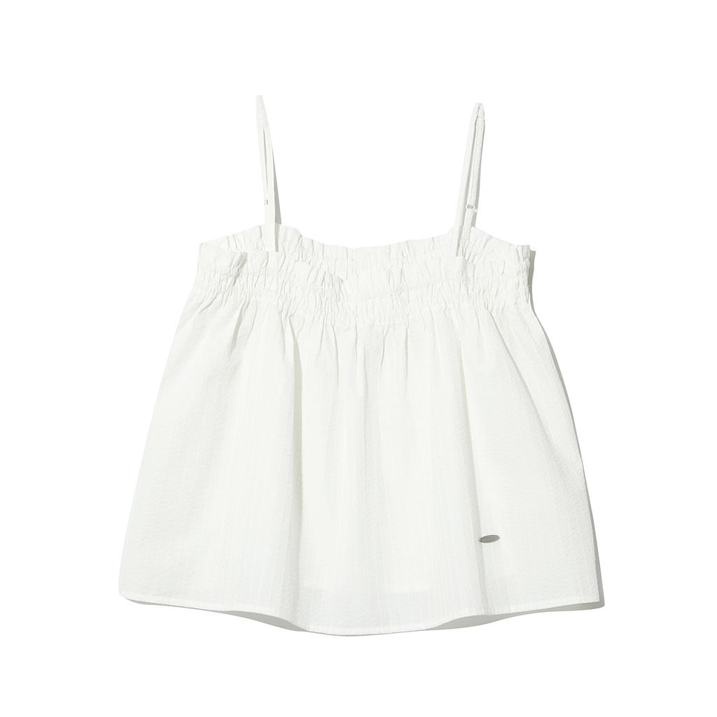 INTERCREW Women'S Seersucker Bustier White Ita2Vo51Awh