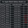NOHON Akku für Apple Watch Series 9 8 6 5 4 3 2 1 Ersatzakkus für iWatch S1 S2 S3 GPS S4 S5 SE2 S6 S7 S8 Mit Werkzeugen