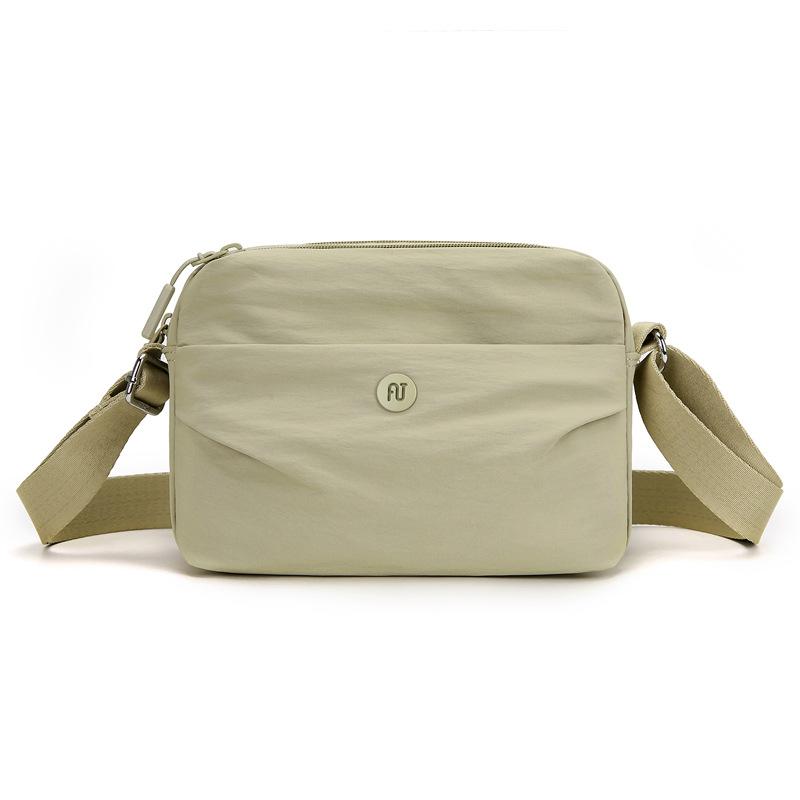 

Женская нейлоновая сумка сумка через плечо уличная наплечная сумка однотонная сумка для мамы легкие хаки