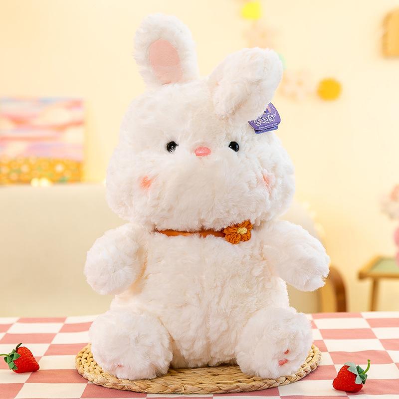 Cute Little White Rabbit Plush Toy Little Rabbit 8 Inch Boutique Doll Girl Comforting Doll Children Gift