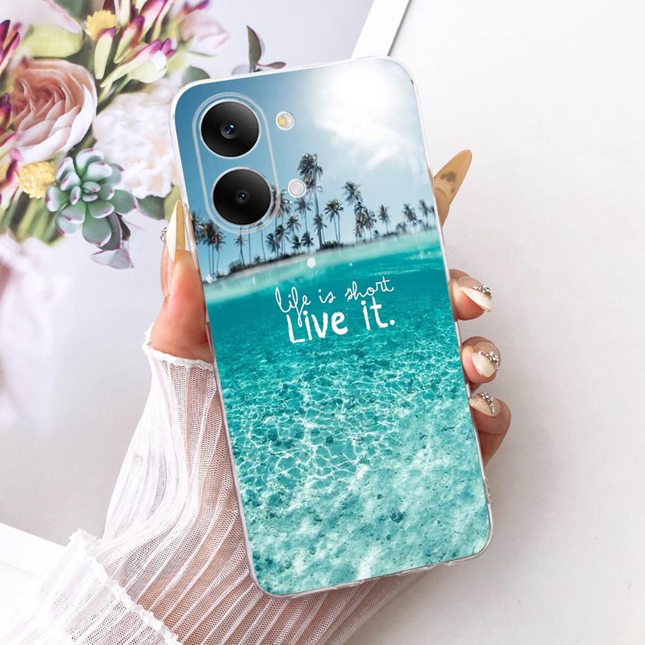 For Xiaomi Redmi Turbo 5 Max Case Cute Cat Flowers Painted Cover Soft Slim Phone Case For Xiaomi Redmi Turbo 5 Turbo5 Max Fundas