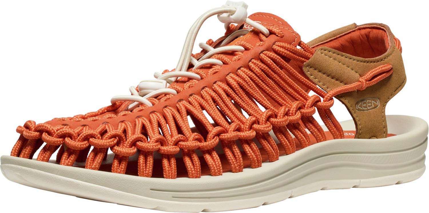 

[Keen] Sandals UNEEK Unique Men s GOLD FLAME/CHIPMUNK 28.0 cm