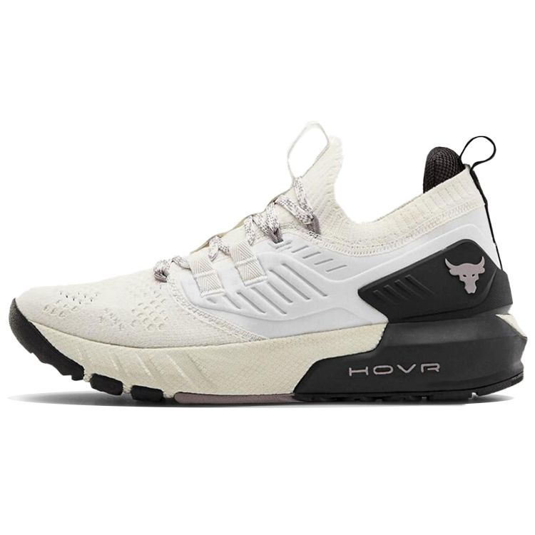 Under Armour Project Rock 3 Onyx White Black Women Sneakers 3023005-105