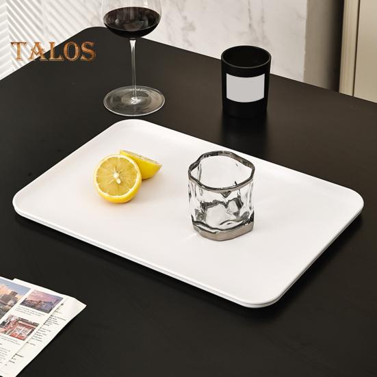 Serving Tray Platter Rectangular Vegetable And Fruit Trays for Snack Dessert Cookie Cheese Plastic Platters Large BPA Free Food Trays Party Supplies