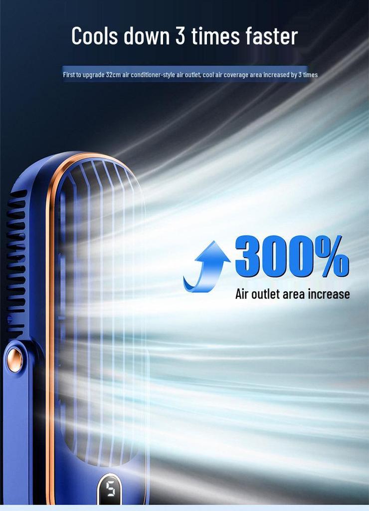 USB Rechargeable Desktop Fan with Brushless Motor for Home, Car, and Office – Portable, Adjustable, Small Electric Fan with Head-Shaking Feature.