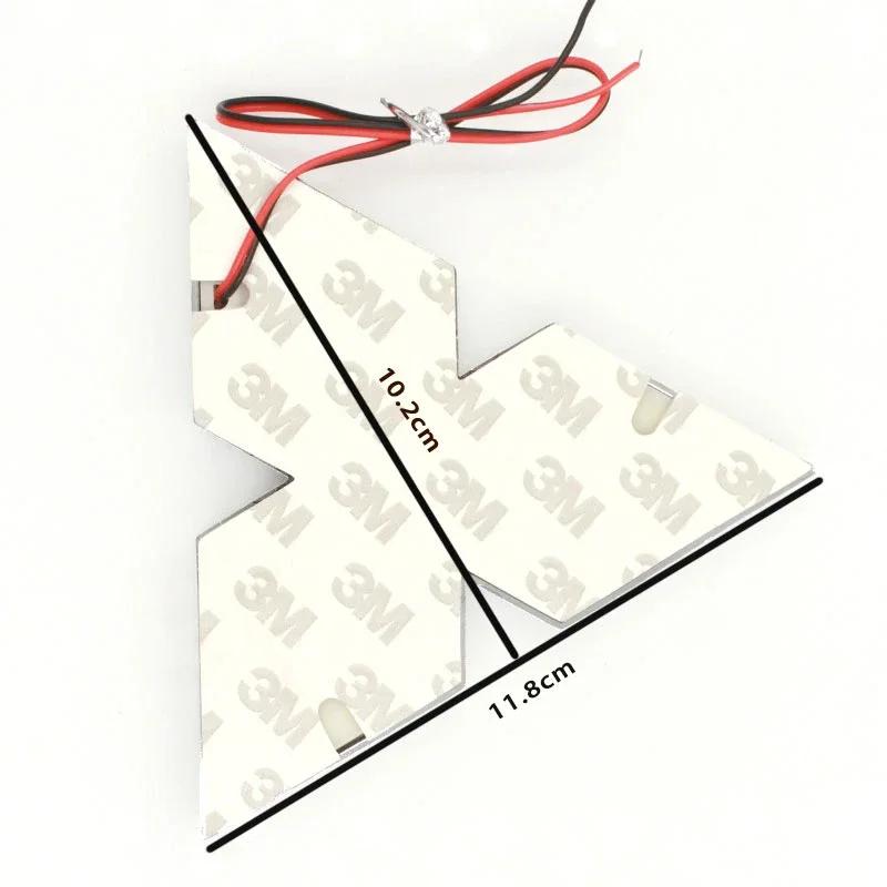 Autocolant Luminos LED 5D pentru Grila Frontală și Emblema Logo Spate pentru Mitsubishi ASX Ralliart Outlander Lancer Pajero Eclipse Galant