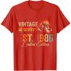 Vintage Est 1986 Limited Edition Summer Men TShirt Retro Mountain Rainbow Design Casual Wear For Birthday Gift For Him