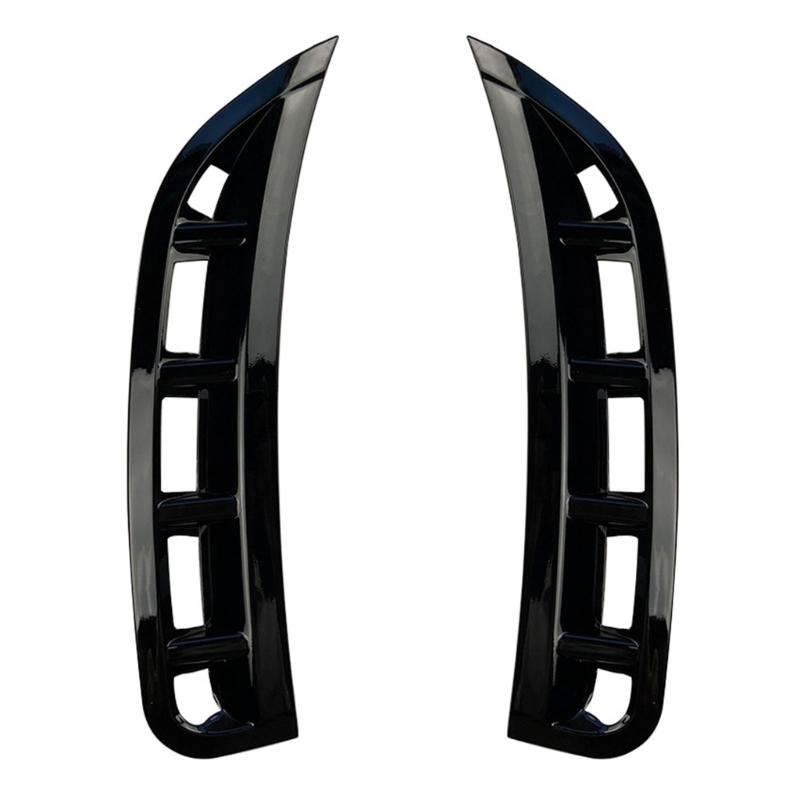 1 Pair Front Bumper Air Intake Accent Set, ABS Trim with Open-Section Detailing for W167 Both Corresponding Sides