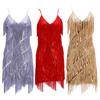 1920s Sequin Tassel Flapper Dress for Banquet, Party, or Dance Performance