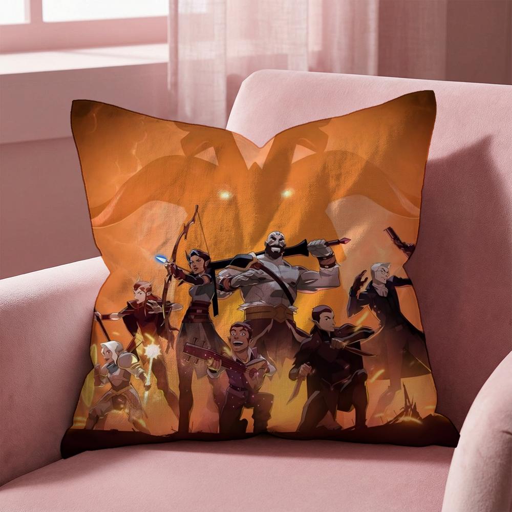The Legend V-vox Machina Cushion Cover Multi-Scene Pillow Cover for Home & Car - Reversible, Soft & Durable for Daily Use