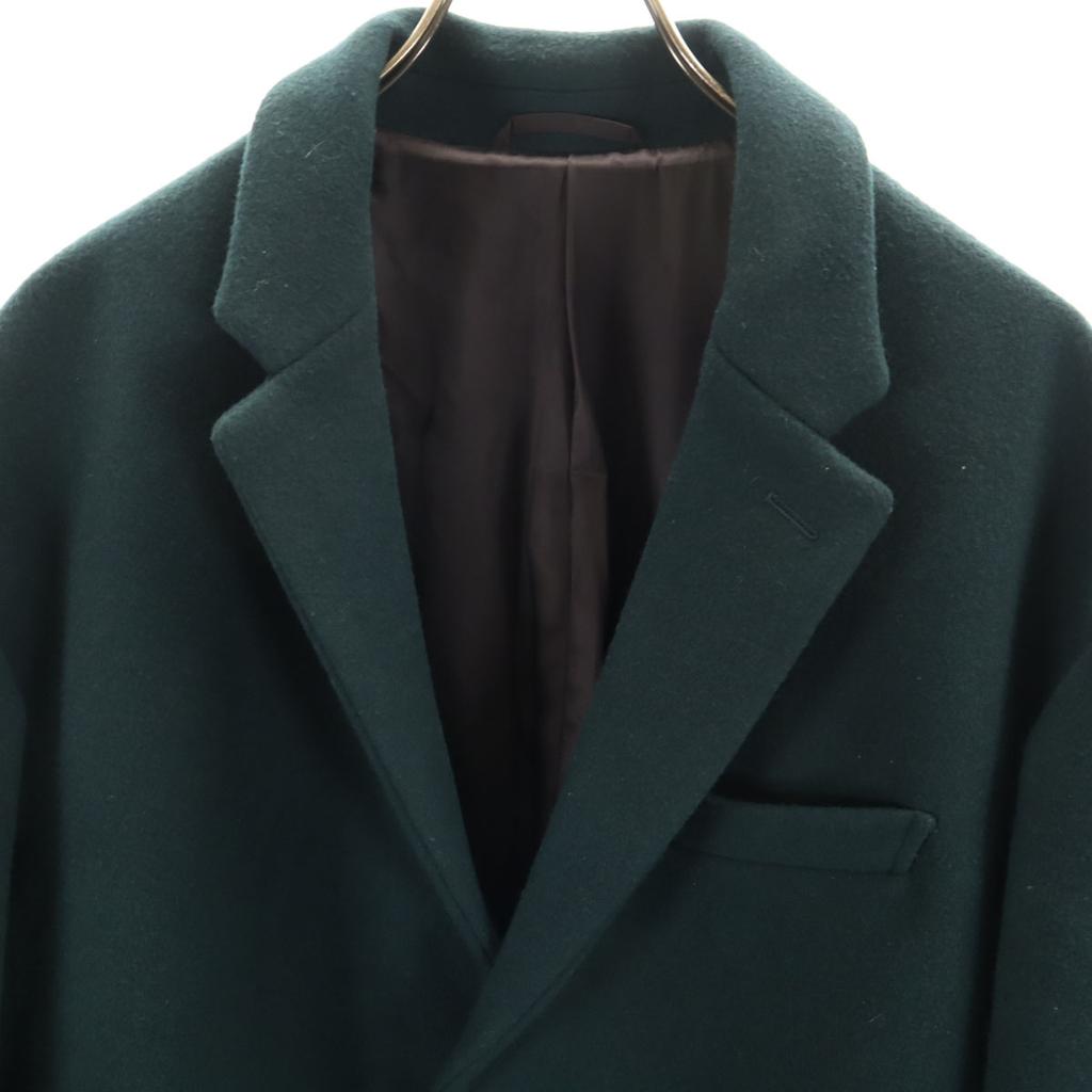 UNITED TOKYO made in Japan Melton Chester Mantel 3 Tiefgrün Herren Gebraucht