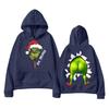 Women's Casual Christmas Letter Print Hoodie with Pockets, Trendy Pullover for Holiday