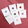 Seven-Color Forest Cherry Blossom Brooch - Cute, Girly Flower Pendant for Women