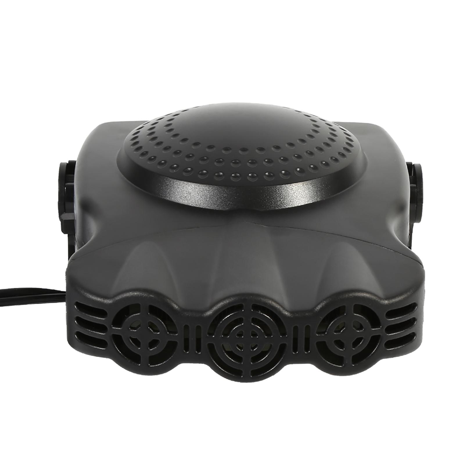 

12 В 150 Вт 2 в 1 Автомобильный обогреватель для автомобиля Отопление Охлаждение Вентилятор Обогреватель ветрового стекла Обогреватель стекол чёрный