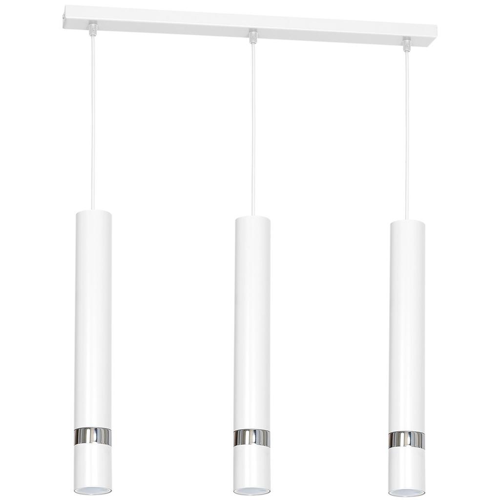 Lampa Wisząca Joker 3 Gu10 Biały Milagro Mlp1348