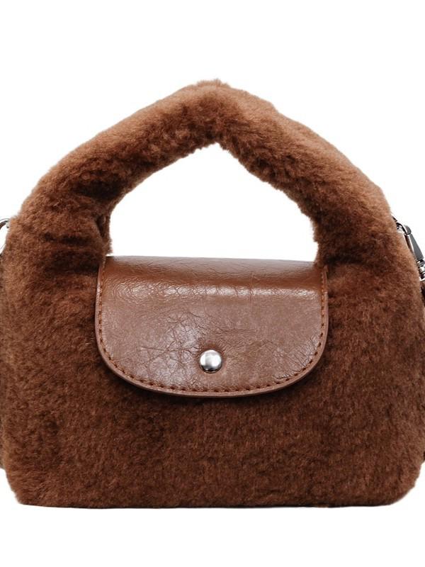 2025 Winter Versatile Mini Plush Fur Crossbody Handbag