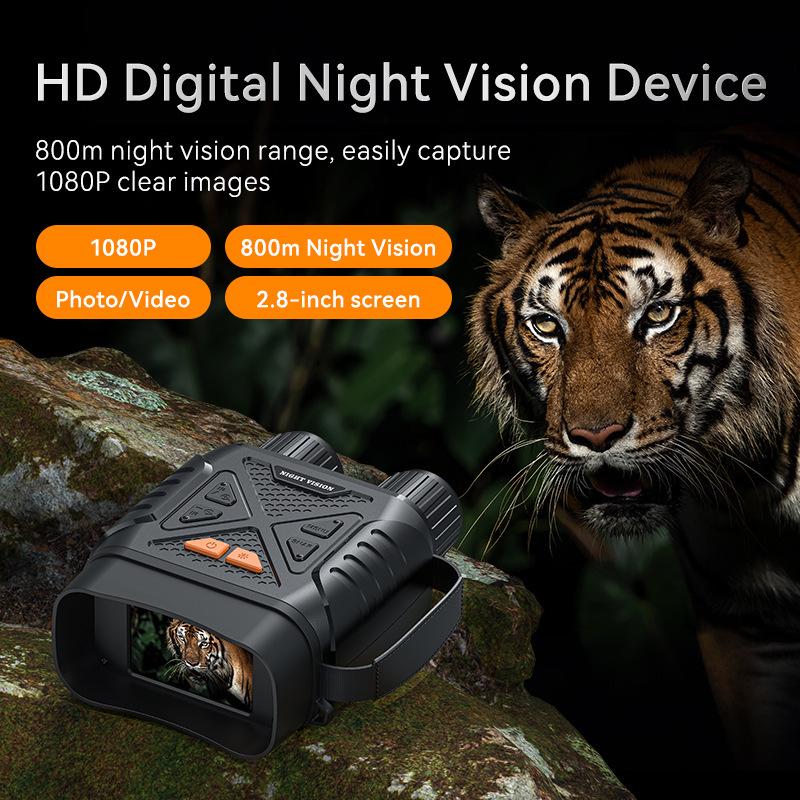 2024 Ultra HD 10x Infrared Binoculars: 7-Level, 2.8-inch IPS Day & Night Vision