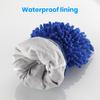 1 Pair Chenille Microfiber Car Wash Mitt Scratch Lint Free Double-sided Cleaning Strong Water