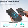 For Samsung Galaxy Z Fold6 5G Kickstand Case Detachable Card Bag Magnetic Case PU Leather Coated TPU Phone Cover