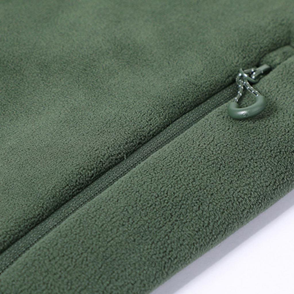 Pánská fleecová mikina na zip Větruodolná Měkká Lovecká bunda Těžké bundy se stojáčkem a kapsou na zip