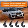 4PCS Car Mud Flaps, Black Mud Flaps Splash Guards, Front Rear Mud Flaps Splash Guards, No Drilling Mudguards Fenders Car Exterior Accessories