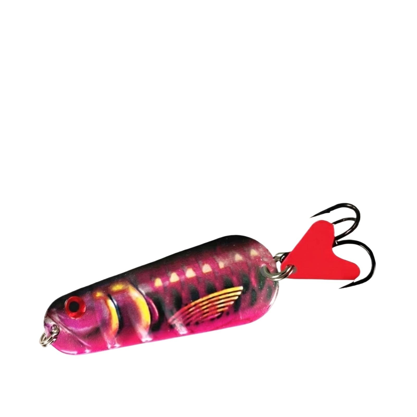 

Fishing Lure Spoon Bait Artificial Hard Bait Metal Spoon Lure for Long Distance Casting Freshwater Saltwater Fishing one size