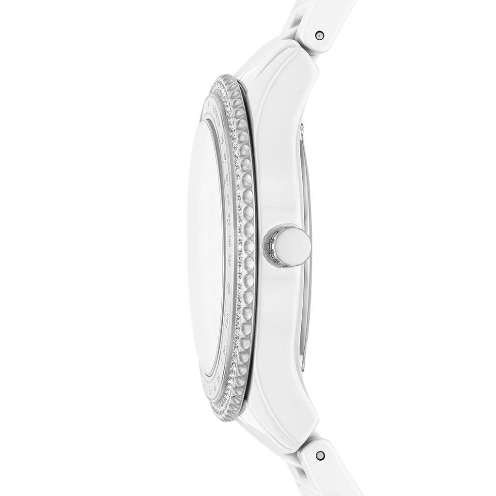 Stella Multifunction Watch White Ceramic
