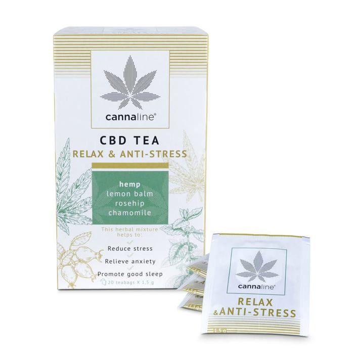 

Thé CBD Relaxant au Chanvre, en sachets individuels 2 boîtes
