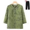 2026 Modern Cardigan Top for Middle-Aged and Elderly Women: New Chinese Style Fashion for Moms