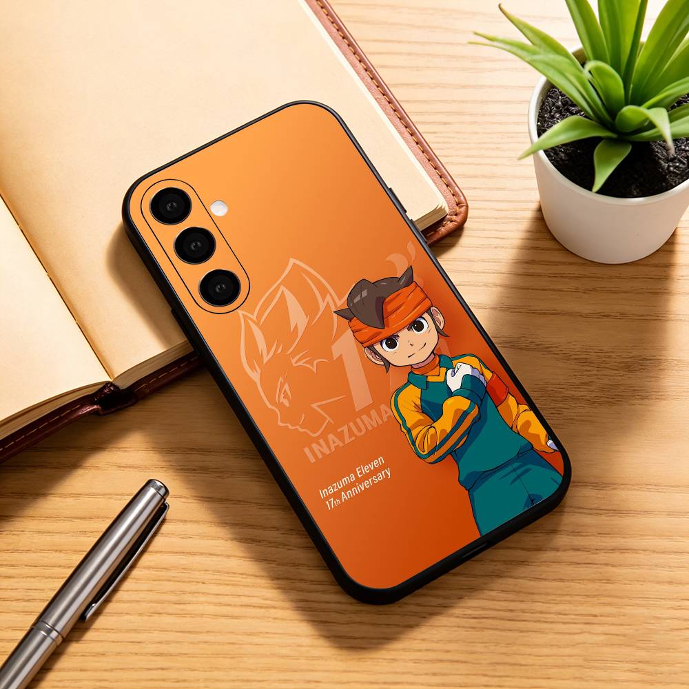 

Inazumas Anime E-Eleven Phone Case For Samsung Galaxy A73,A72,A71,A70,A53,A52,A51,Others Soft Black Cover Samsung a70