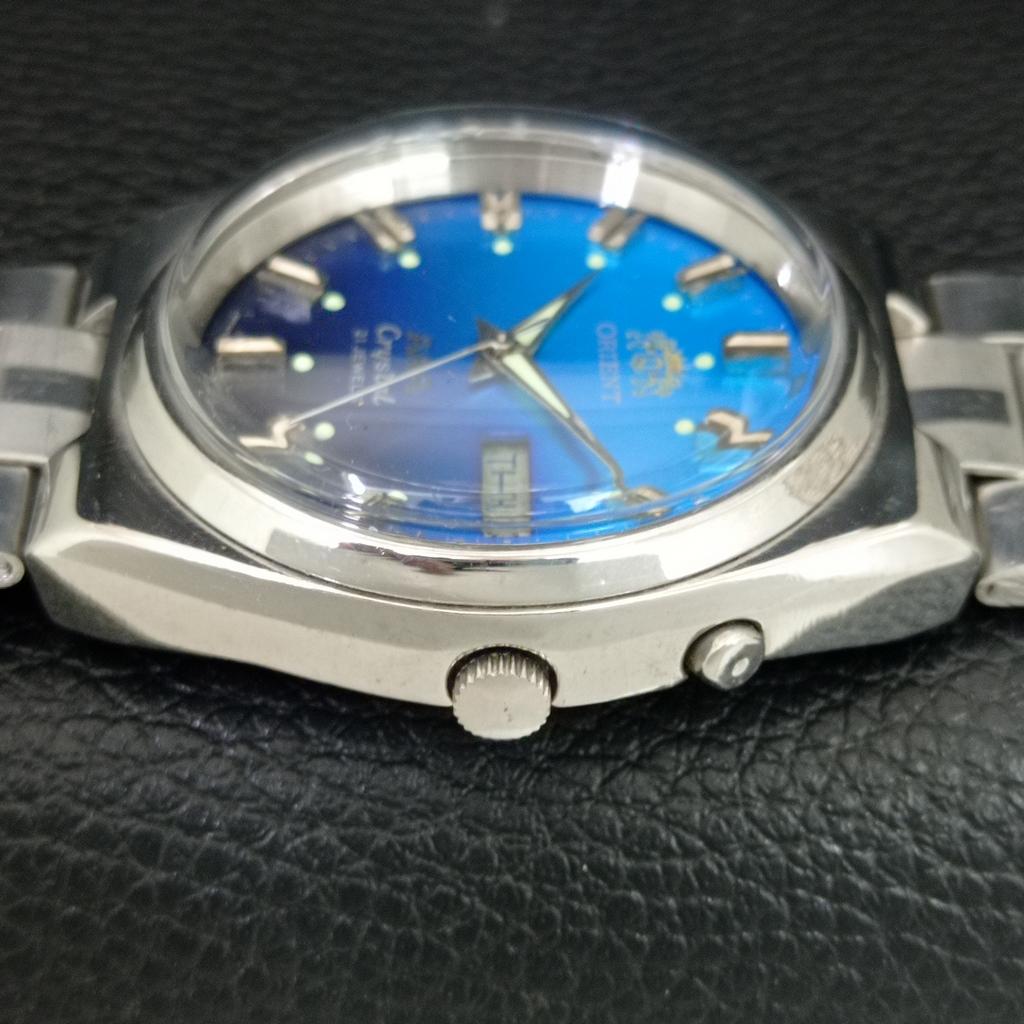 GENUINE VINTAGE ORIENT AAA CRYSTAL 46941 AUTOMATIC JAPAN MENS WATCH A706969-1