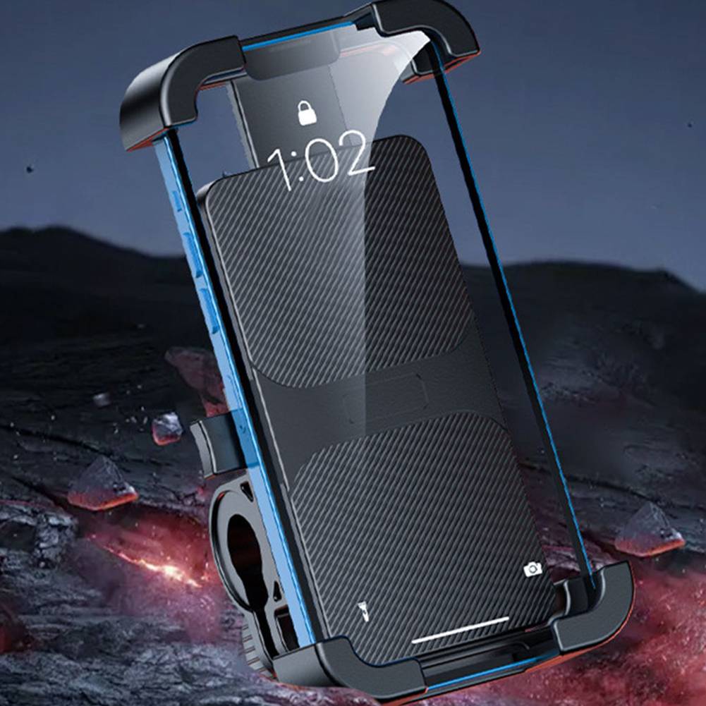 360 Rotation Phone Mount Delivery Rider Phone Bracket For Easy Driving Flexible Viewing Angles Lightweight Phone Bracket